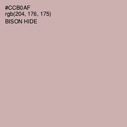 #CCB0AF - Bison Hide Color Image